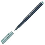 Faber-Castell 160792 - Metalik keçeli kalem, fiber uçlu, 1,5 mm çizgi kalınlığı, birçok yüzey için uygundur, metal efektli buz mavisi açık mavi