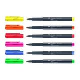 Faber Castell 160806 Neon 6 Renk Marker Kalem