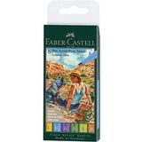 Faber Castell 167178 6'lı Pitt Artist Pen Çizim Kalemi
