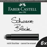 Faber Castell 18550 6"lı Siyah Dolma Kalem Kartuşu