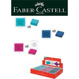 Faber-Castell 18'li Hamur Silgi Seti Trend Renkler Mavi Pembe Lacivert Renk Seçenekleri