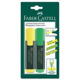 Faber Castell 2 Renk Fosforlu Kalem Sarı-Yeşil