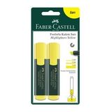 Faber Castell 2 Renk Fosforlu Kalem Sarı
