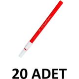 Faber-Castell 20 Adet Kırmızı Keçeli Kalem