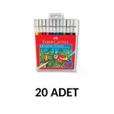 Faber-Castell 20 Adet Yıkanabilir Keçeli Kalem 12LI