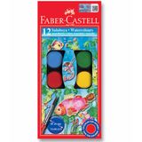 Faber Castell 2125011 12 Renk Küçük Boy Sulu Boya