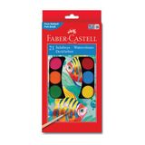 Faber-Castell 21'li Büyük Sulu Boya Çocuklar İçin Parlak Renkler 1 Adet