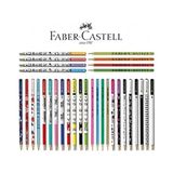 Faber-Castell 24 Adet Çok Renkli Karışık Kurşun Kalem Çeşitleri Ölçülerle Birlikte