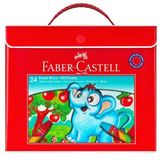 Faber Castell 24 Renk Çantalı Tutuculu Pastel Boya