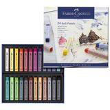 Faber-Castell 24 Renk Soft Pastel Boya Kırtasiye Ürünü Yaratıcı Projeler İçin İdeal Seçim