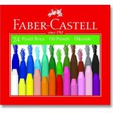 Faber-Castell 24'lü Pastel Boya Seti Çocuklar İçin Canlı Renkler ve Yumuşak Kullanım