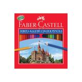Faber Castell 24lü Uzun Kuru Boya 24 Renk