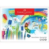 Faber Castell 25x35 cm 15 Yaprak 4'lü Karton Kapak Resim Defteri