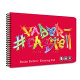 Faber-Castell 25x35 cm 15 Yaprak Logo Spiralli PP Kapak Resim Defteri - 0477 Kırmızı
