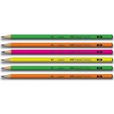 Faber-Castell 2b 12'li Candy Kurşun Kalem 2B Çok Renkli Ahşap Malzeme ile 3+ Yaş İçin Uygun - 12 Adet