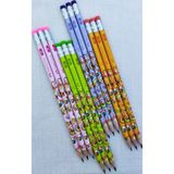 Faber Castell 2B Yeşil 12'li Jimnastik Silgili Kurşun Kalem