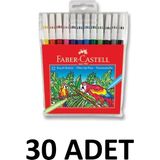 Faber-Castell 30 Adet Yıkanabilir Keçeli Kalem 12LI
