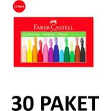 Faber-Castell 30 Paket Karton Kutu 12 Renk Pastel Boya