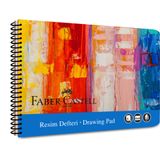 Faber-Castell 35x50 cm Art Karton Kapak Resim Defteri 30 Yaprak - 000480 Mavi
