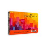 Faber Castell 35x50 cm Art Karton Kapak Resim Defteri, 30 Yaprak, 120 gr Kaliteli Kağıt (Karma Renk Gönderilir)