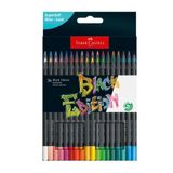Faber Castell 36 Renk Kuru Boya Black Edition 1 Paket 36 lı Kuruboya Tam Boy Karton Kutu