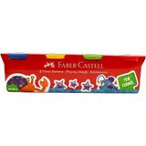 Faber-Castell 361543 Klasik Renkler 100 GR 4 Renk Oyun Hamuru
