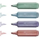 Faber Castell 4 lü set 4 lü Metalik Fosforlu Kalem