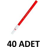 Faber-Castell 40 Adet Kırmızı Keçeli Kalem