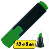 Faber Castell 48 Fosforlu Kalem Yeşil - 10 Al 8 Öde