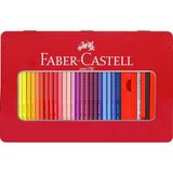 Faber-Castell 48'li Grip Boya Kalemi Seti Metal Kutulu Ergonomik Gövde ile Canlı Renkler