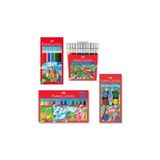 Faber-castell 4'lü Boya Seti (12'li Kuru-sulu-pastel-keçeli Boya) 247