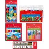 Faber-Castell 4'lü Öğrenci Boyama Kalem Seti Renkli Boyalar ile Eğlenceli Çizim Deneyimi