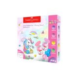 Faber-Castell 4'lü Unicorn Oyun Hamuru Seti,Pastel Renkler,Yapışmaz ve Ufalanmaz,Kolay Saklama