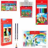 Faber-Castell 5 Li 12 Renk Boya Seti + Resim Kalem