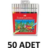 Faber-Castell 50 Adet Yıkanabilir Keçeli Kalem 12LI