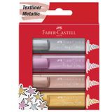 Faber Castell 5030154640000 46 Metalik 4 Renk Fosforlu Kalem
