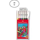 Faber-Castell 5067155106 Yıkanabilir 6 Renk 12'Lİ Keçeli Kalem