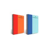 Faber Castell 5075000136 Bicolor Spiralli 140 Yaprak Çizgili Plastik Kapak Defter