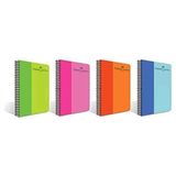 Faber Castell 5075000139 160 Yaprak Çizgili Bicolor Spiralli Plastik Kapak Defter