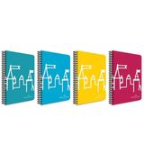 Faber Castell 507500027500 Şato PP Kapak 100 Yaprak Çizgili Spiralli Defter