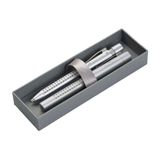 Faber-Castell 5087131270 Versatil ve Tükenmez Kalem Grip 2011 Hediye Set Gümüş