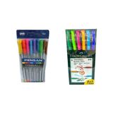 Faber-Castell 5+1 Renkli Tükenmez Kalem ve Pensan Trıball 8 Renk Tükenmez Kalem