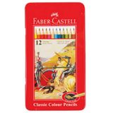 Faber-Castell 51701 12'li Metal Kutu Boya Kalemi