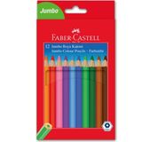 Faber-Castell 517195100 12 Renk Jumbo Kuru Boya