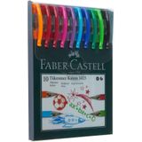 Faber-Castell 5215142557 10'lu Poşet 10 Renk Kalem Seti