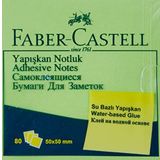 Faber-Castell 565842 50x50 mm Fosforlu Yeşil Yapışkan Notluk