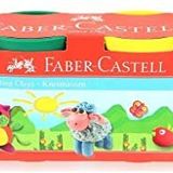 Faber-Castell 5Oyun Hamuru Klasik Renkler, 4 Renk