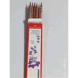 Faber-Castell 6 Adet Anadolu Mirası Kurşun Kalem Çiçek Desenli Renkli Kalem Seti
