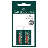 Faber Castell 7085/20 Büyük Boy 2'li Paket Beyaz Silgi