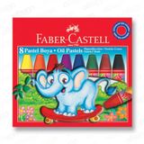 Faber Castell 8 Renk Karton Kutu Pastel Boya